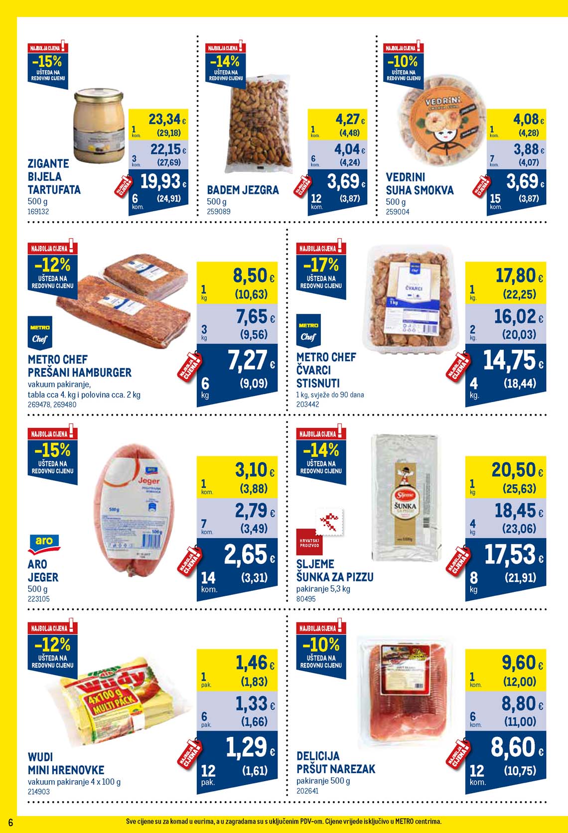 METRO AKCIJA - TEHNIKA SNIZENJE SNIZENJA  KATALOG AKCIJA